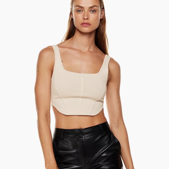 aritiza // sculpt knit bustier tank - Picture 8 of 10